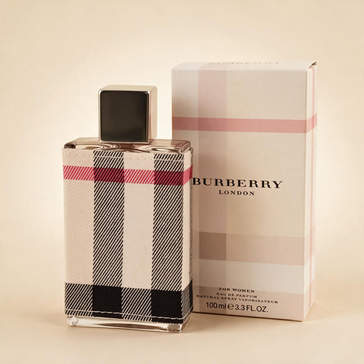أصيص ألجومنيا مع عطر بربري لندن نسائي