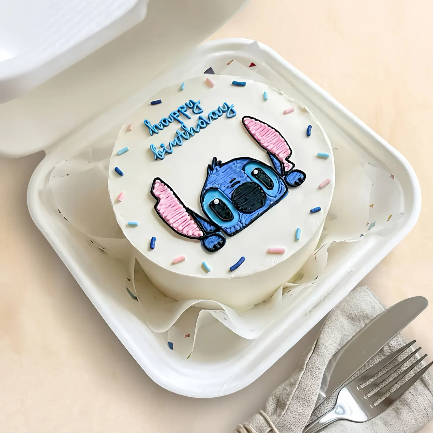 Stitch Celebration Mini Chocolate Cake
