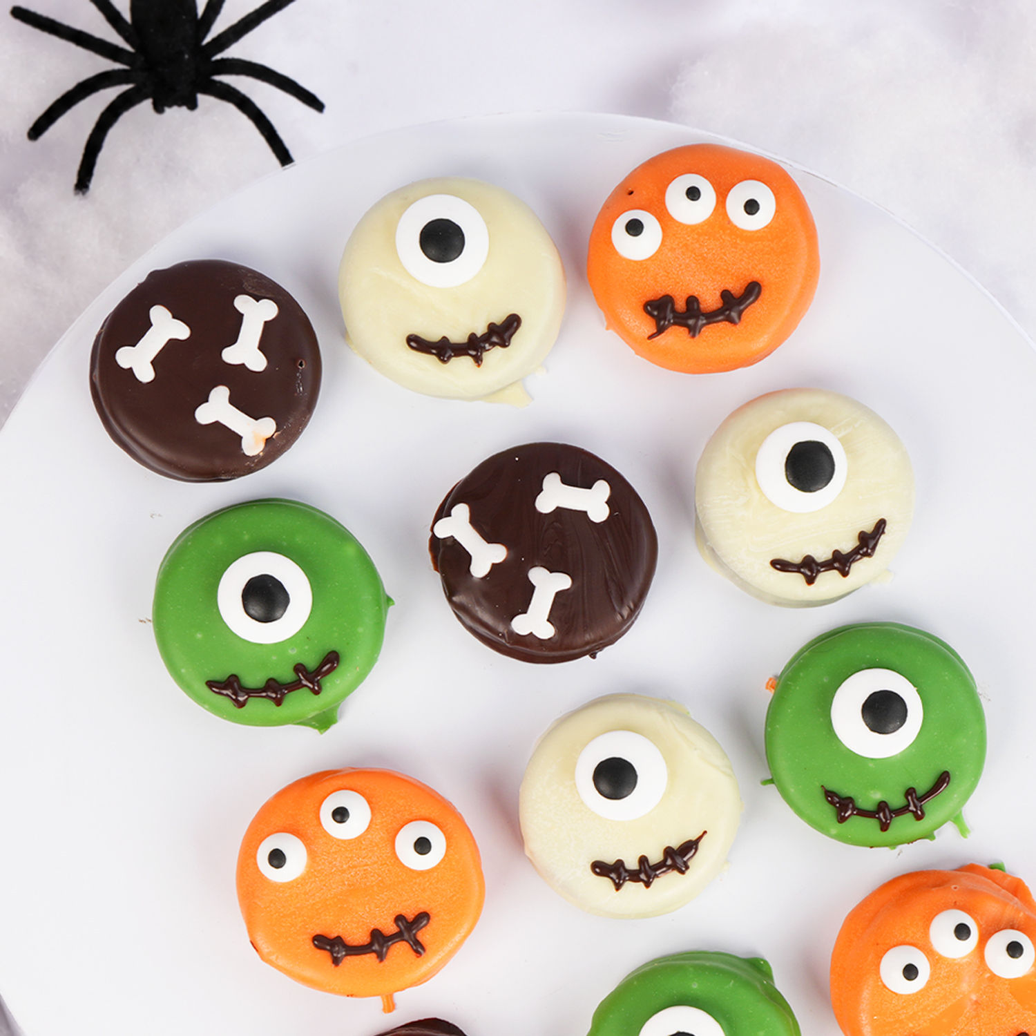 Ghostly Oreo Cookies