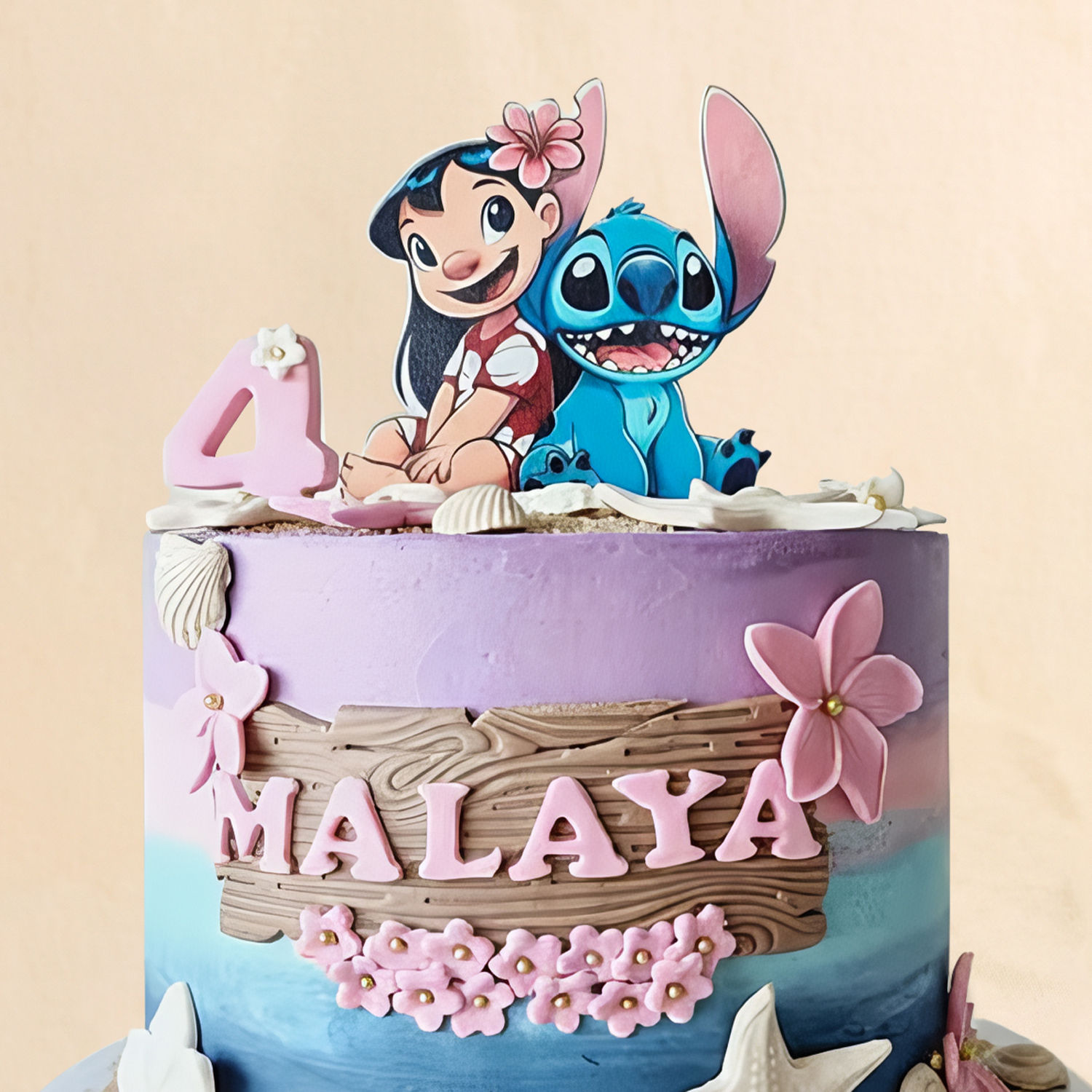 Lilo and Stitch Beach Bliss Chocolate Cake 1Kg