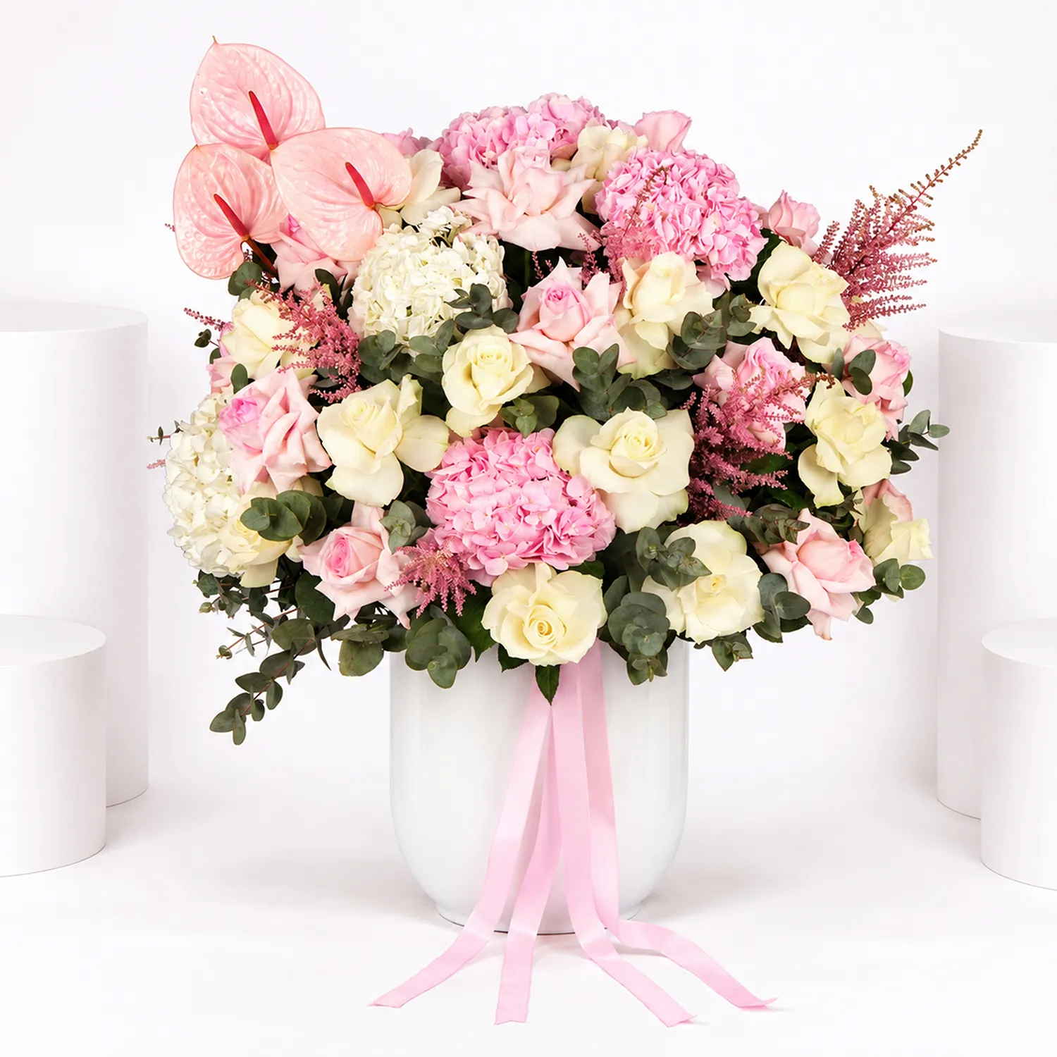 Rosy Elegance Flower Arrangement