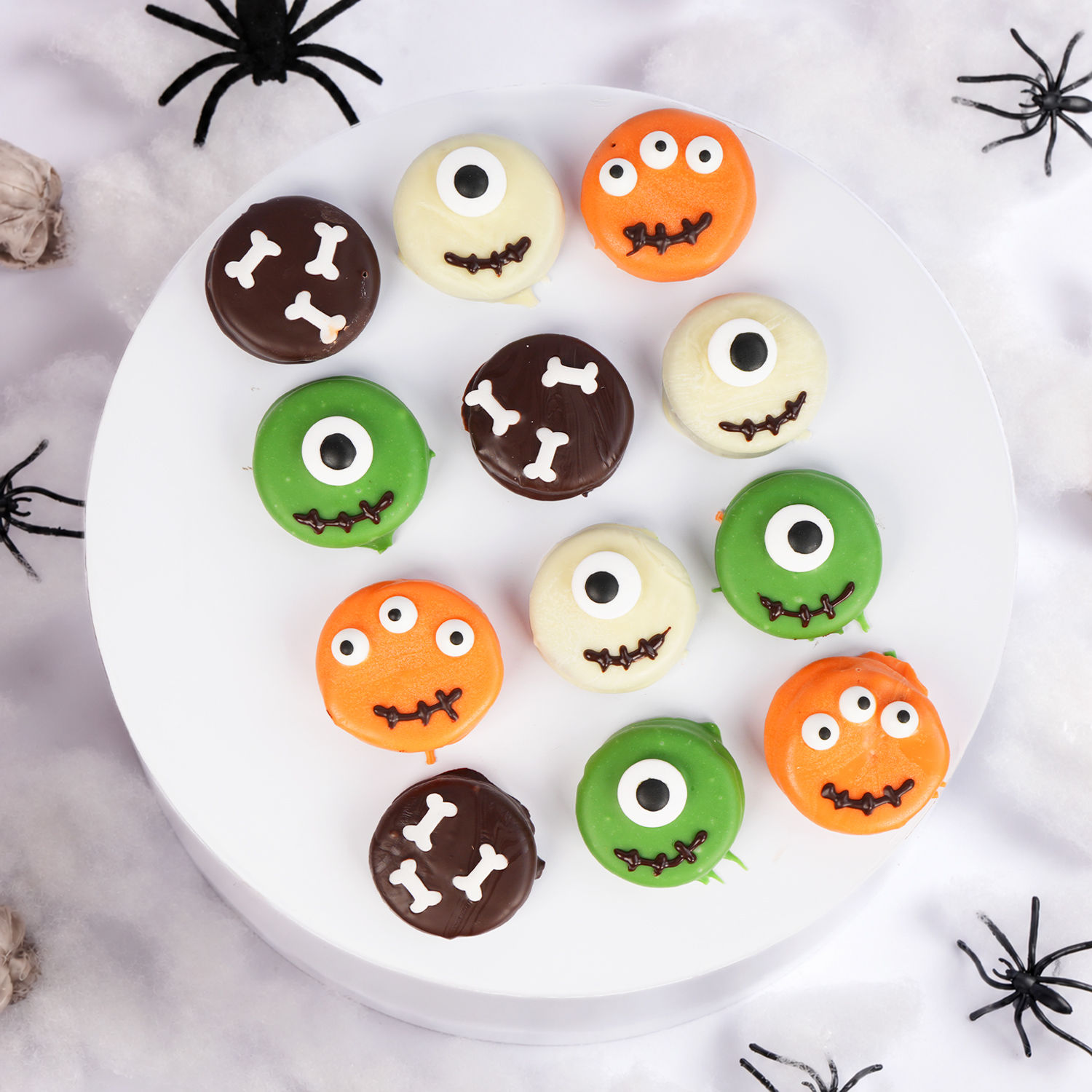 Ghostly Oreo Cookies
