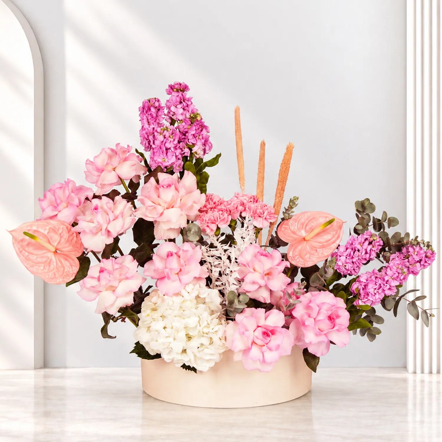 Blushing Pink Garden Elegance