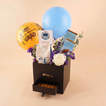 Chocolates Balloons and Nuts Graduation Hamper