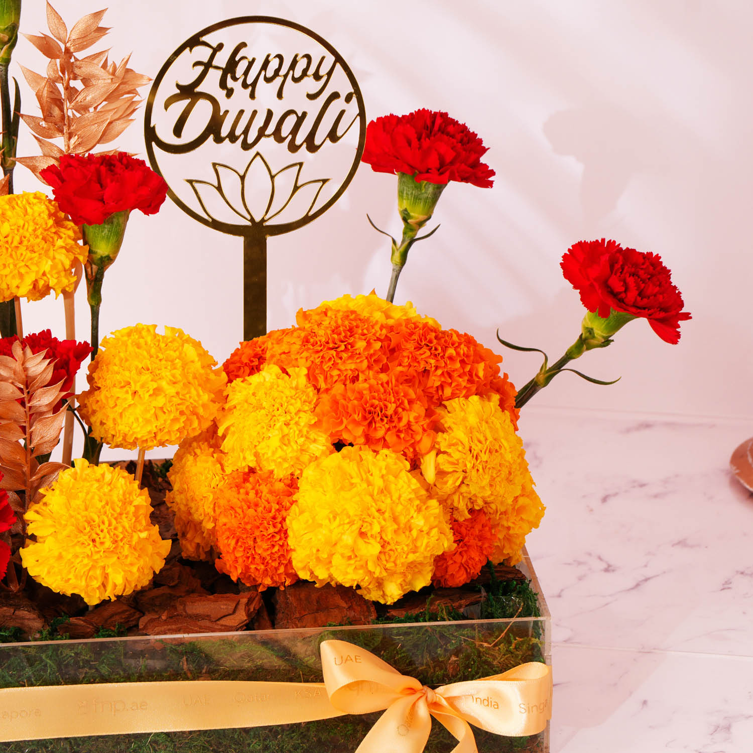 Diwali Floral Radiance Flower Arrangement