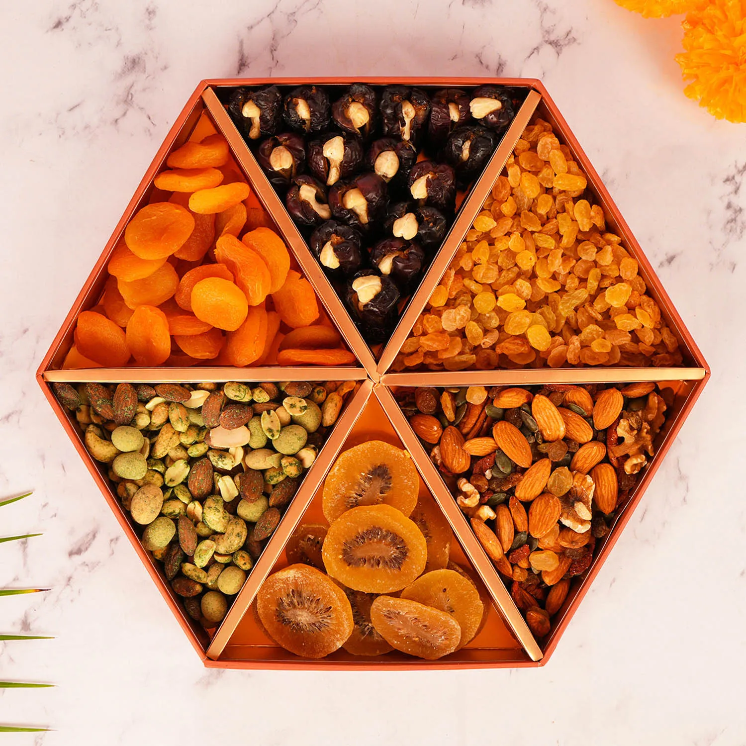 Diwali Golden Dry Fruits Selection