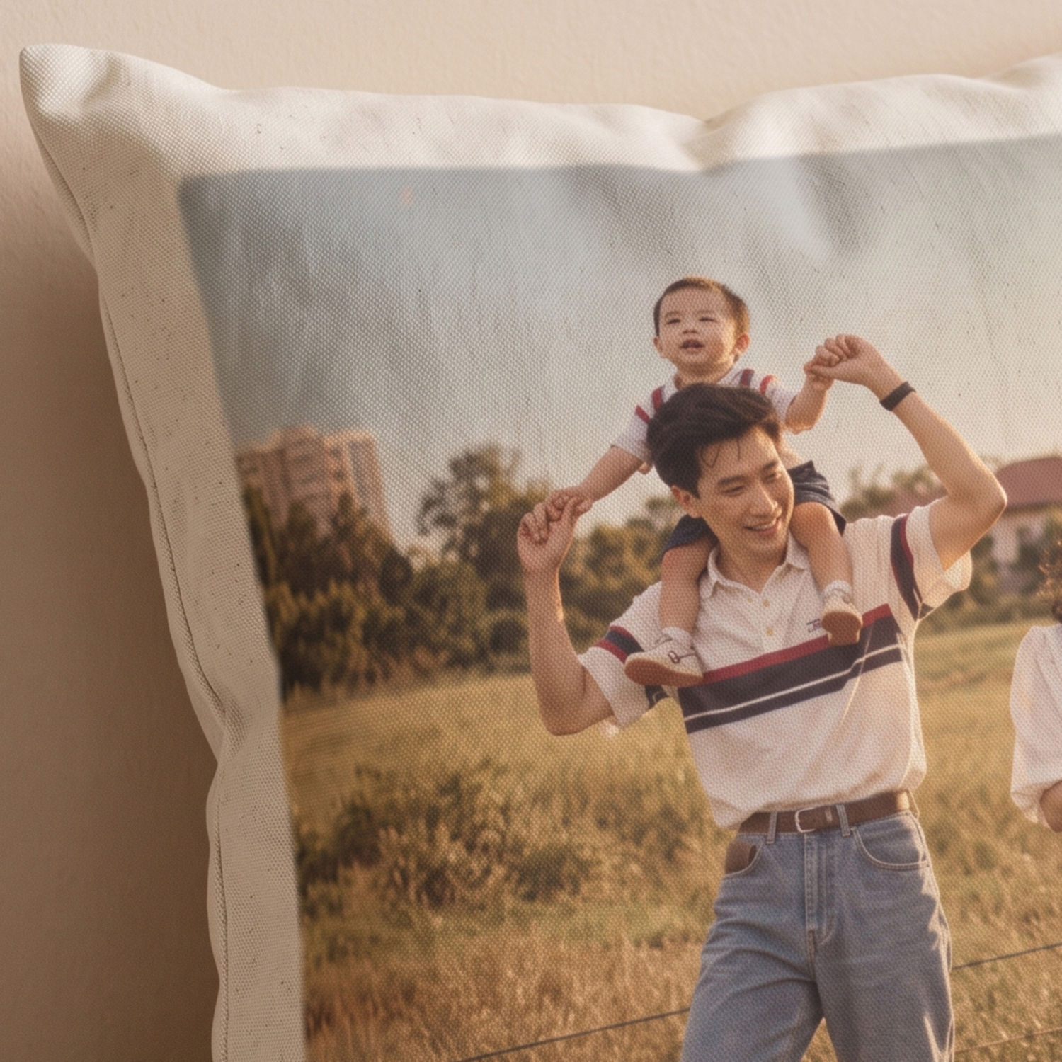 Personalised 80s Retro Photo Cushion