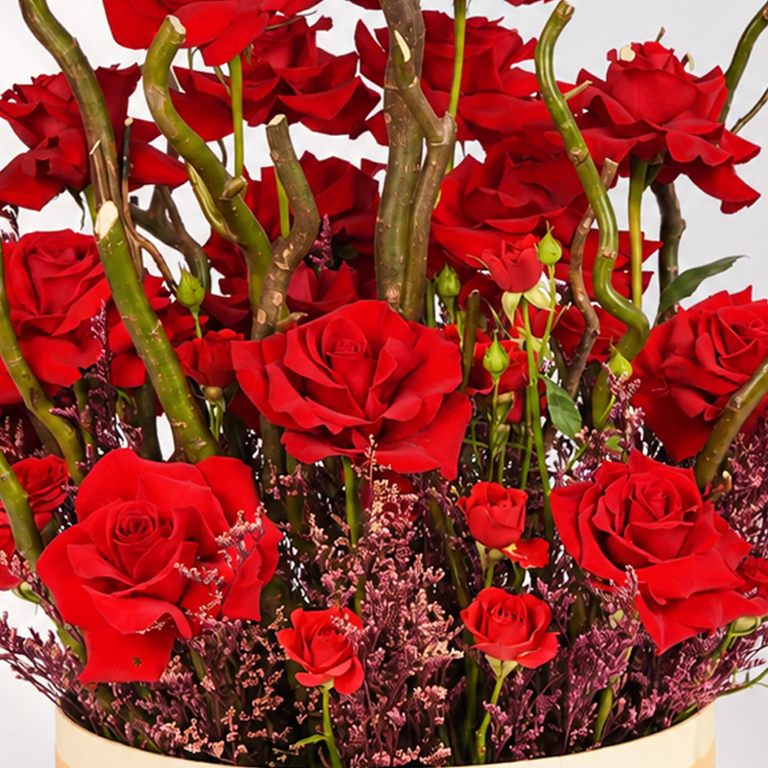 Crimson Red Floral Elegance