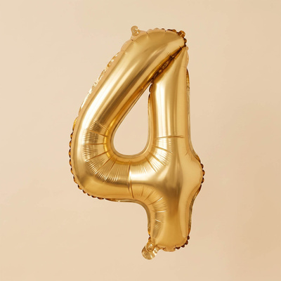 4 Number Balloon