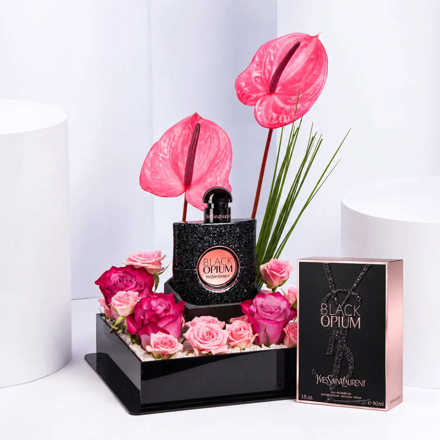 YSL Black Opium 90ml Fragrance Gift Tray for Her