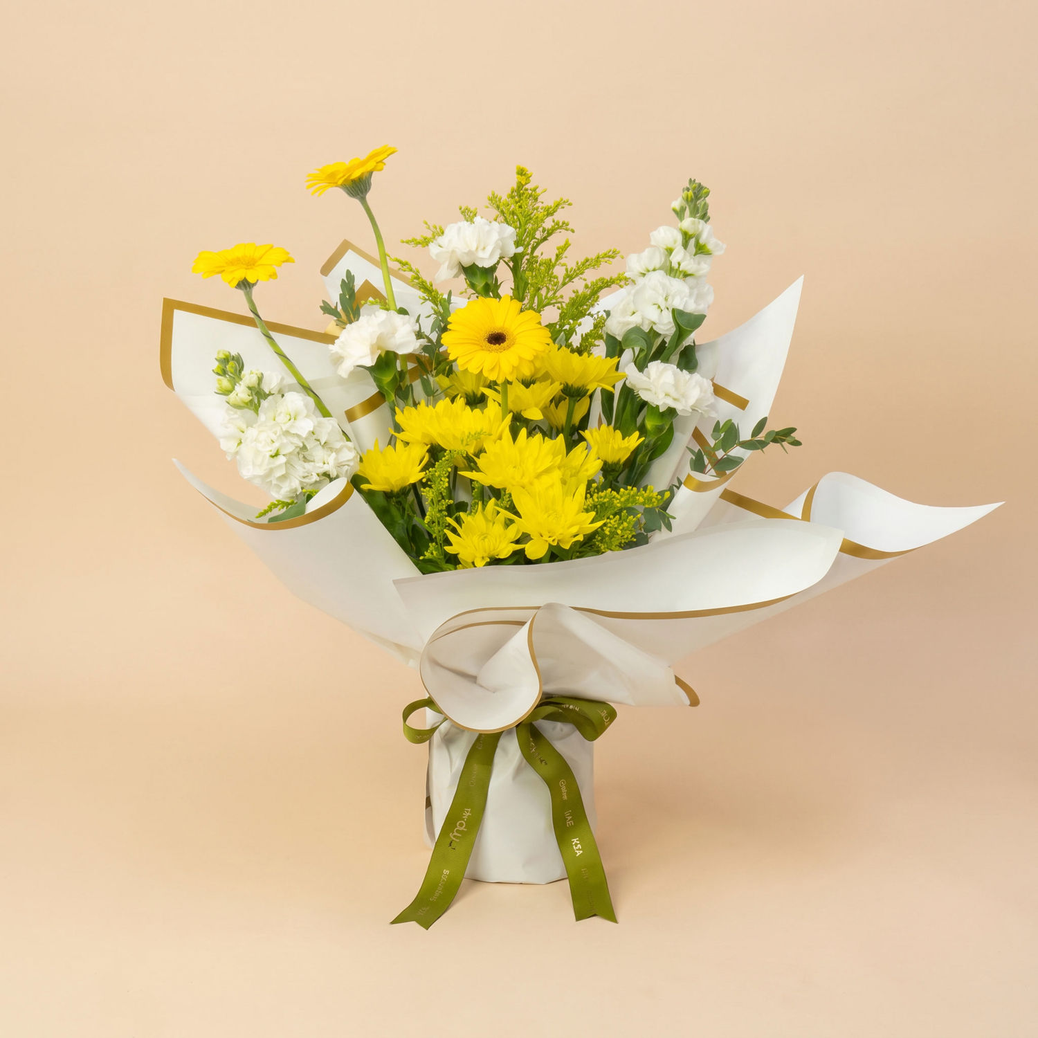 Sunshine Joy Bouquet - Yellow & White Flowers