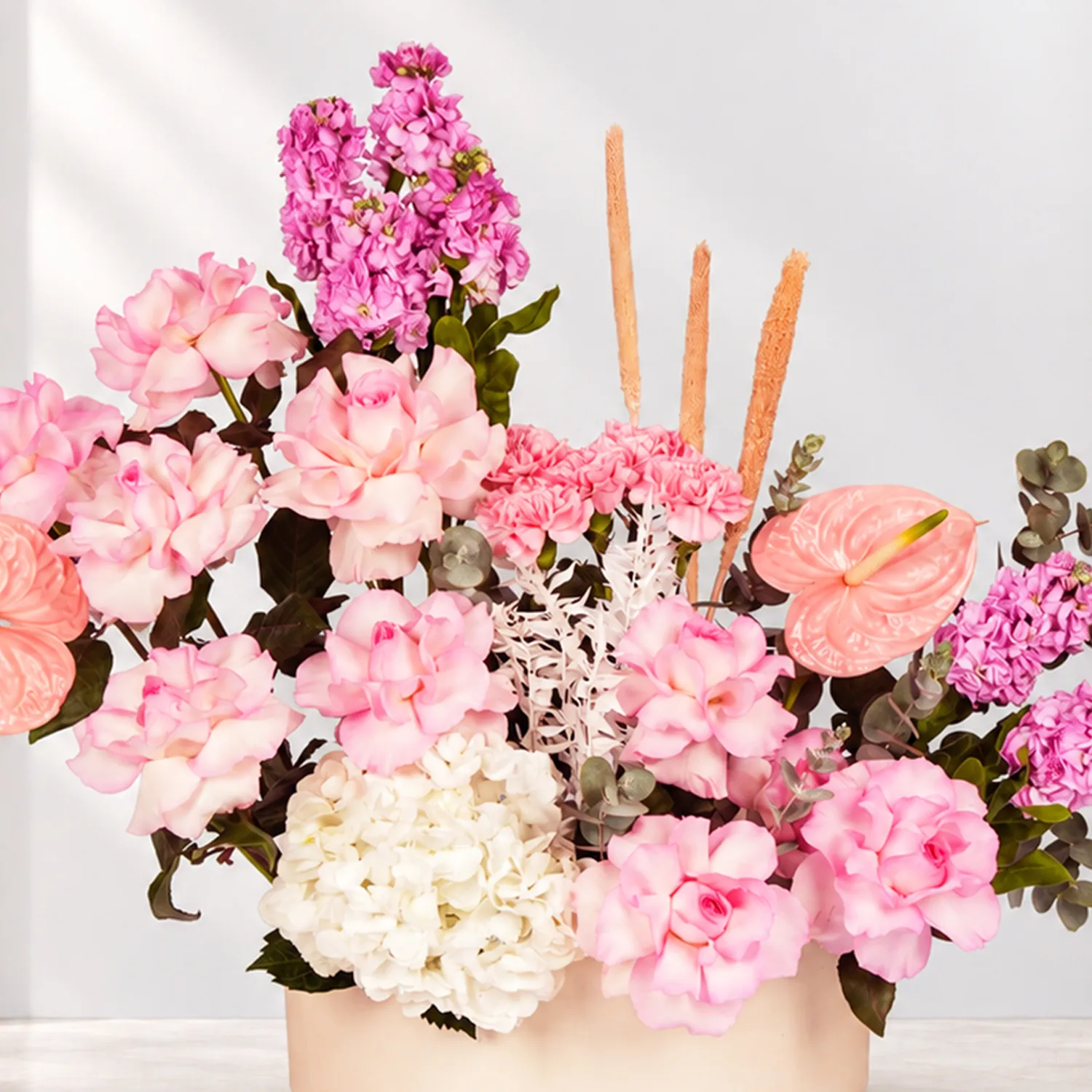 Blushing Pink Garden Elegance