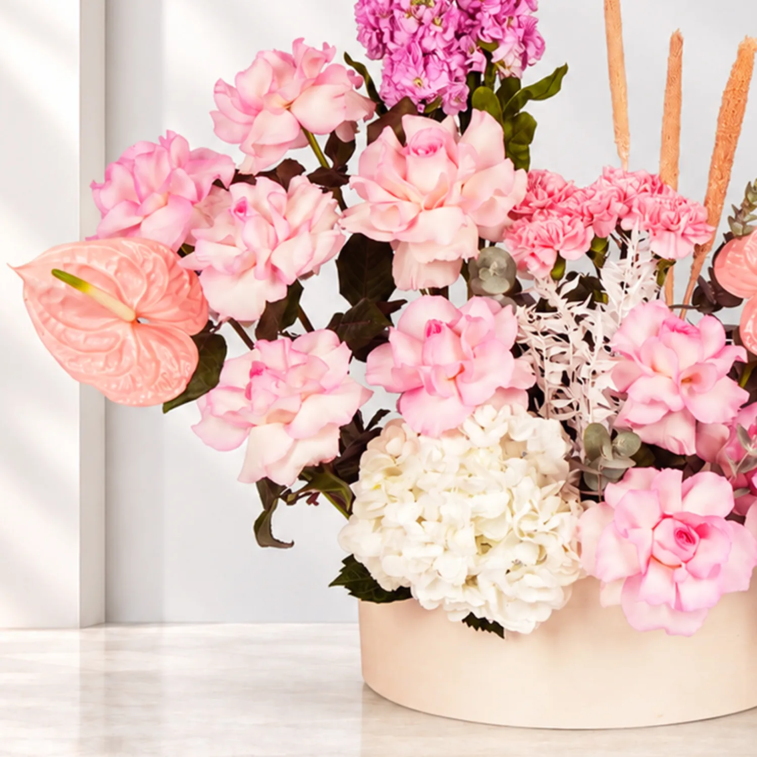 Blushing Pink Garden Elegance