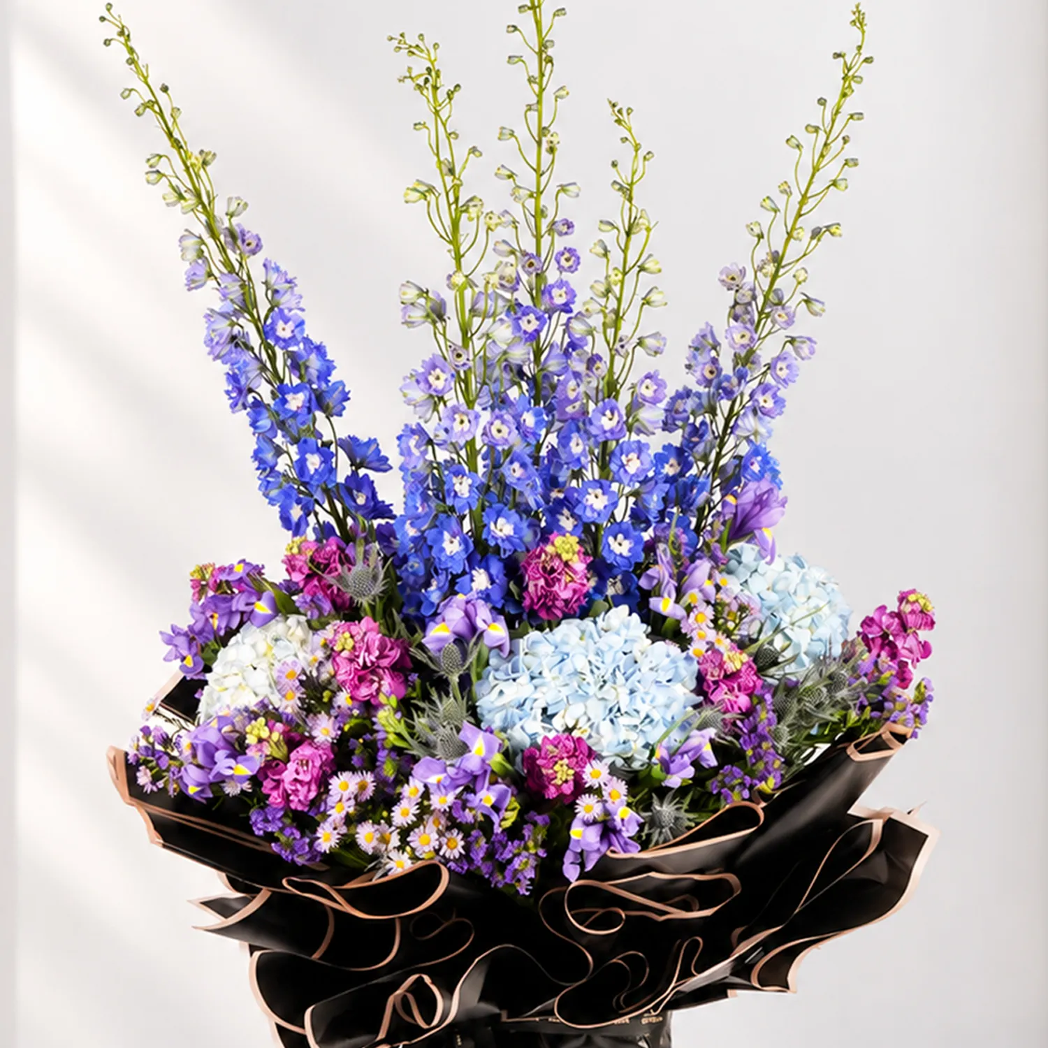 Royal Blue And Purple Elegance Bouquet