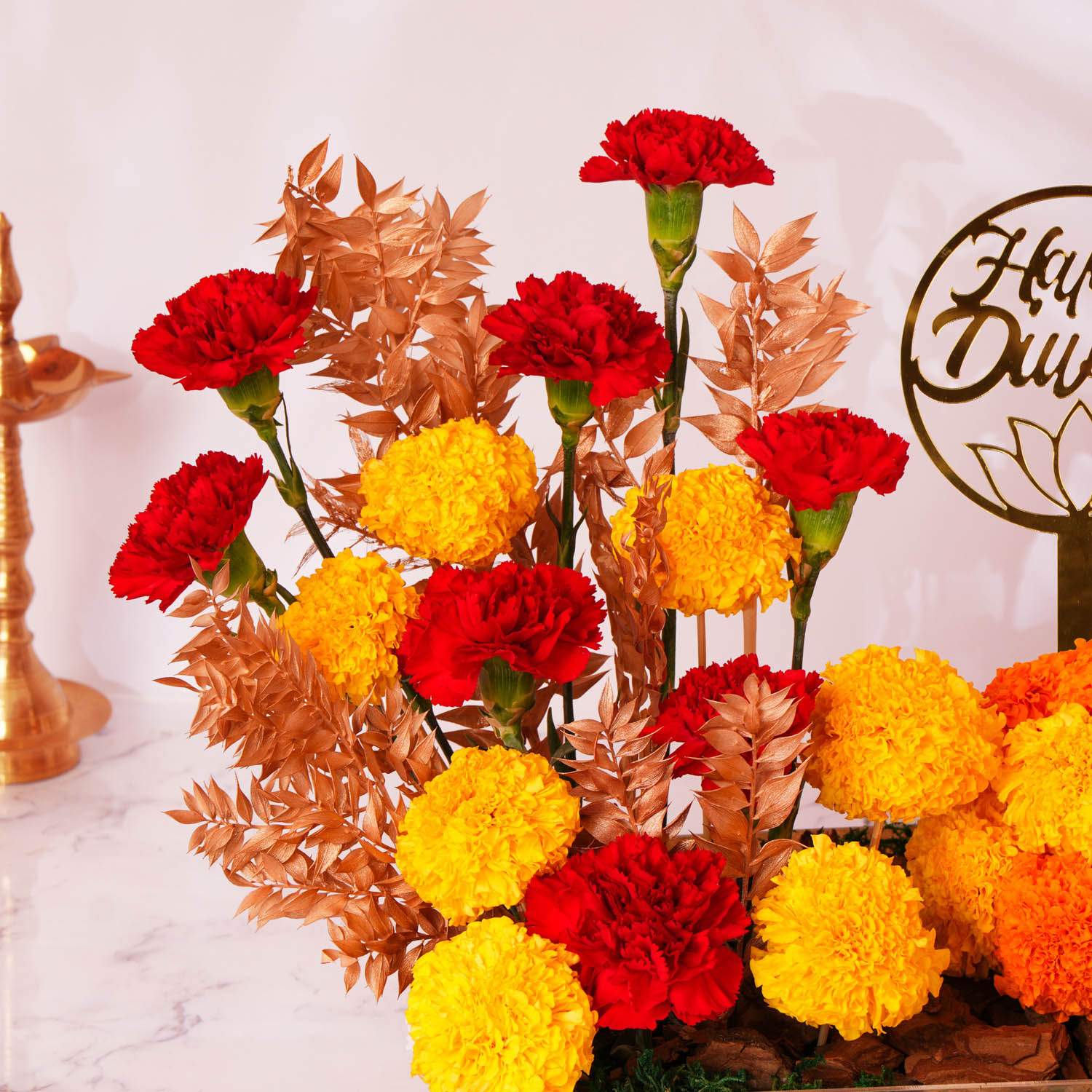 Diwali Floral Radiance Flower Arrangement