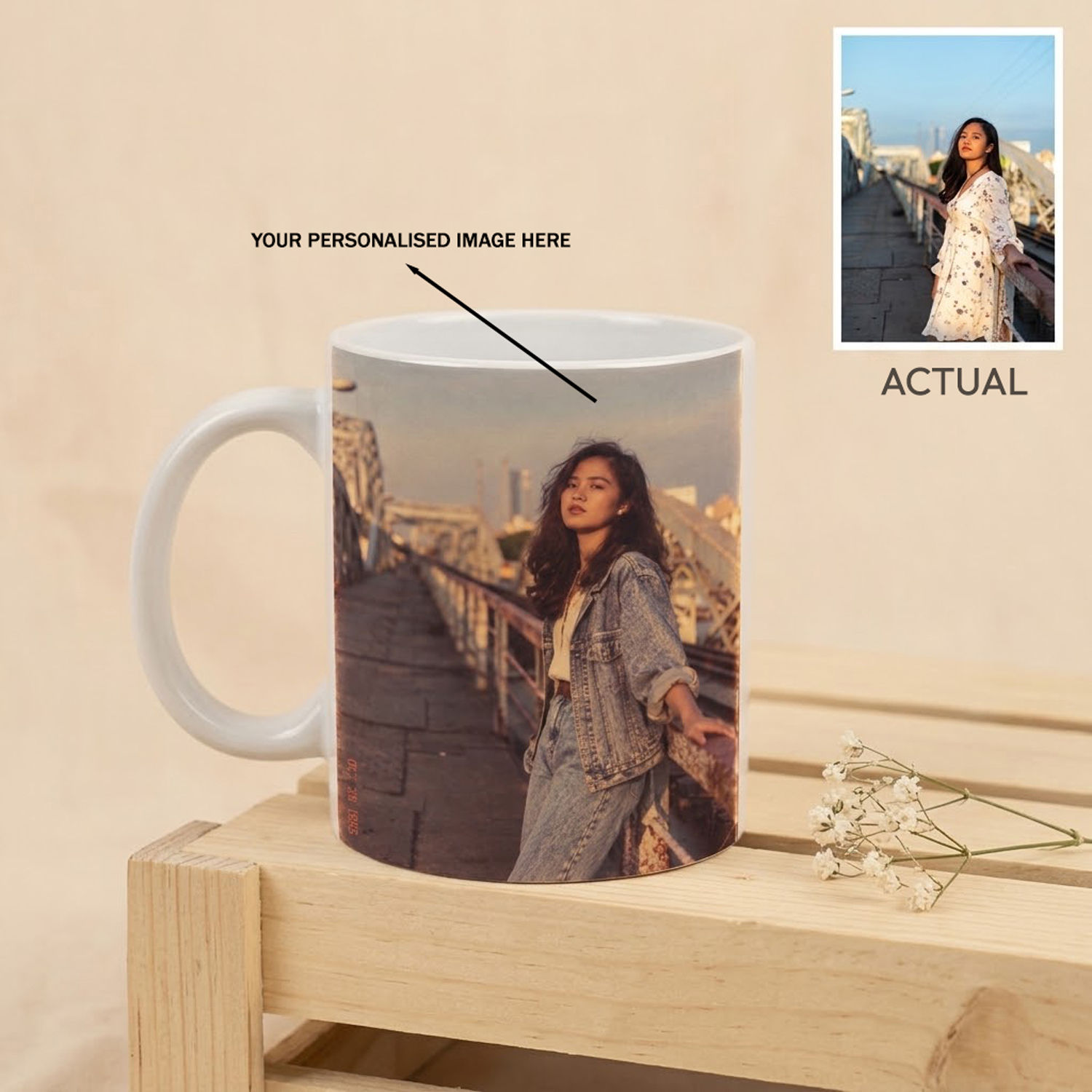 Retro Vibe 80s Personalised Coffee Mug