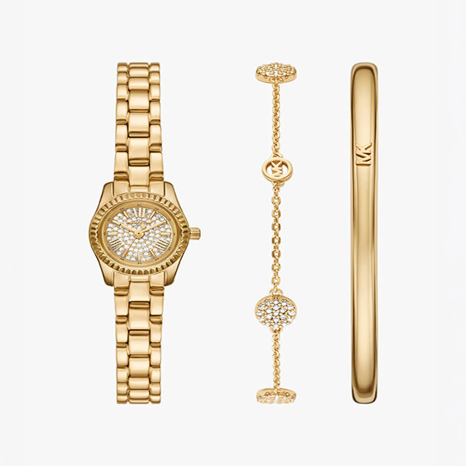 Michael Kors Watch And Jewel Heart Gift Box for Her