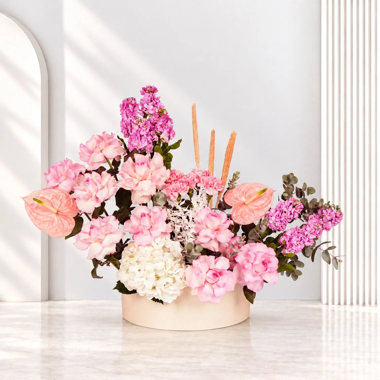Blushing Pink Garden Elegance