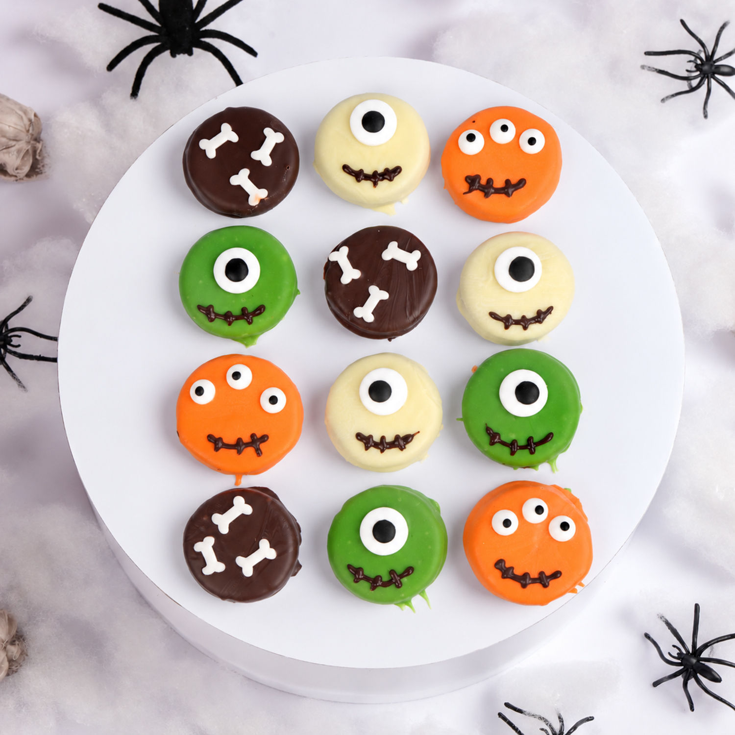 Ghostly Oreo Cookies