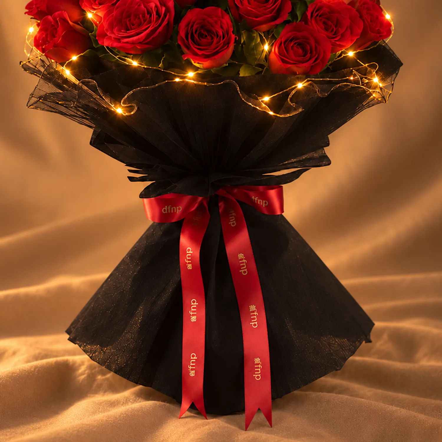 LED Elegance Rose Embrace Bouquet