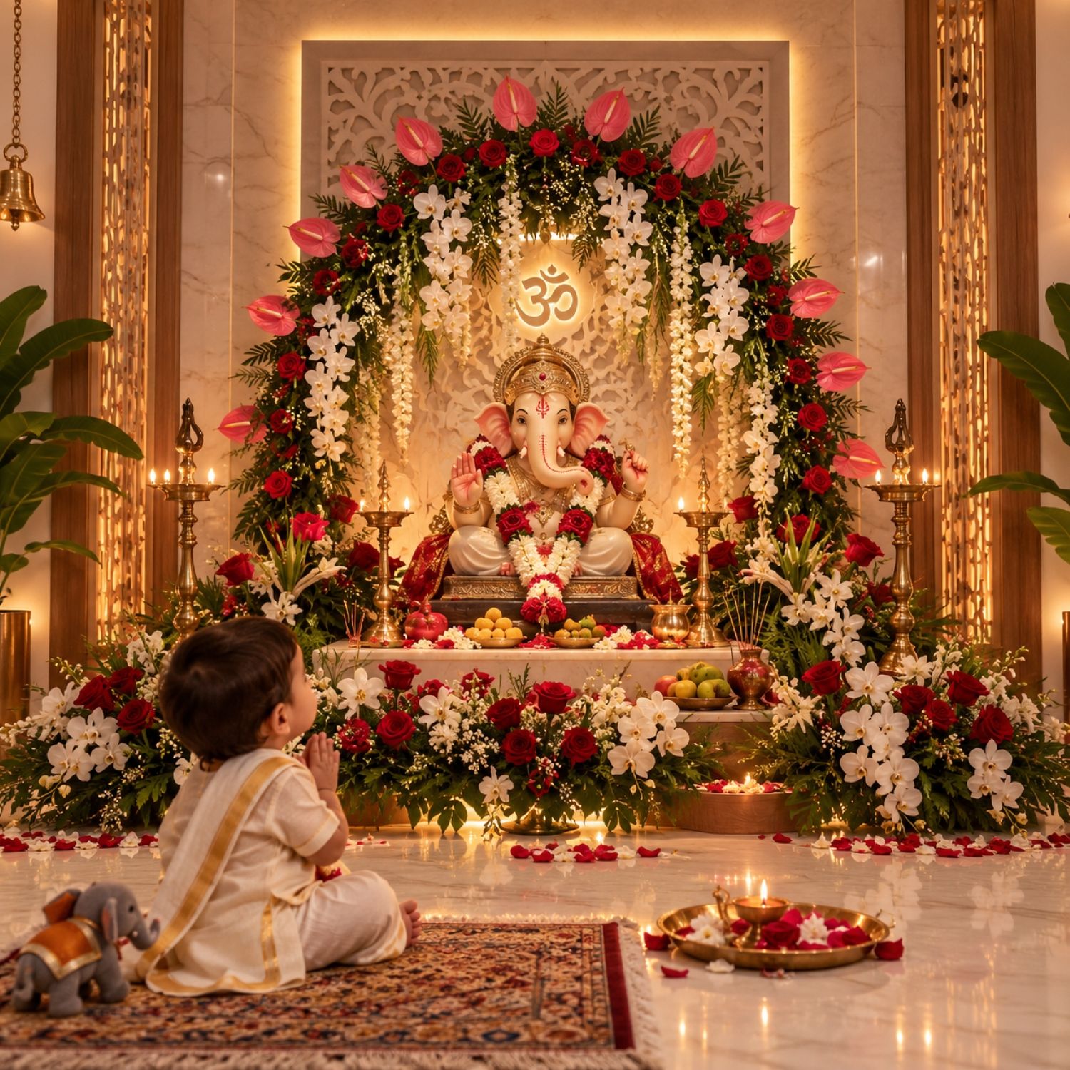 Ganesh Chaturthi Pandal Decor