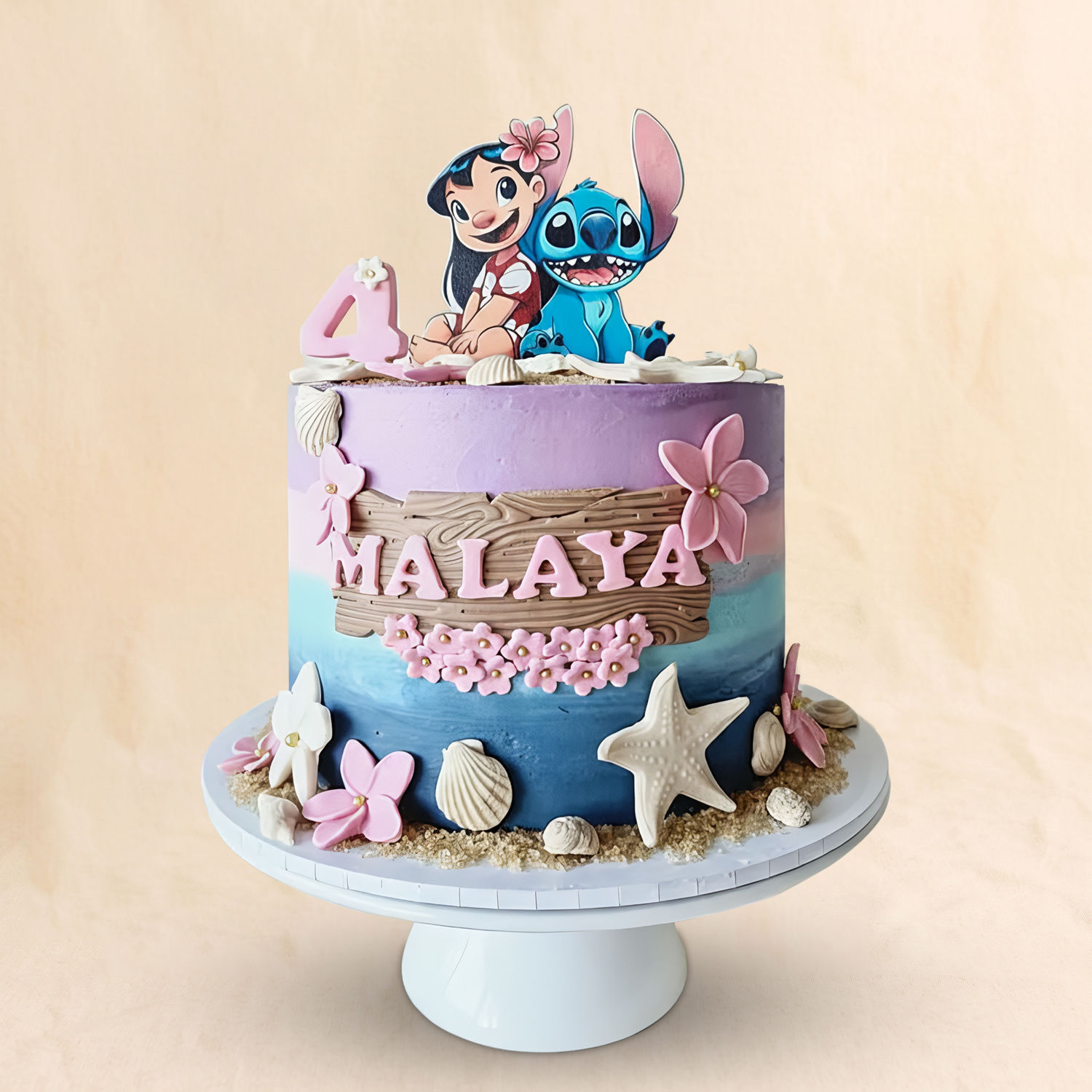 Lilo and Stitch Beach Bliss Chocolate Cake 1Kg