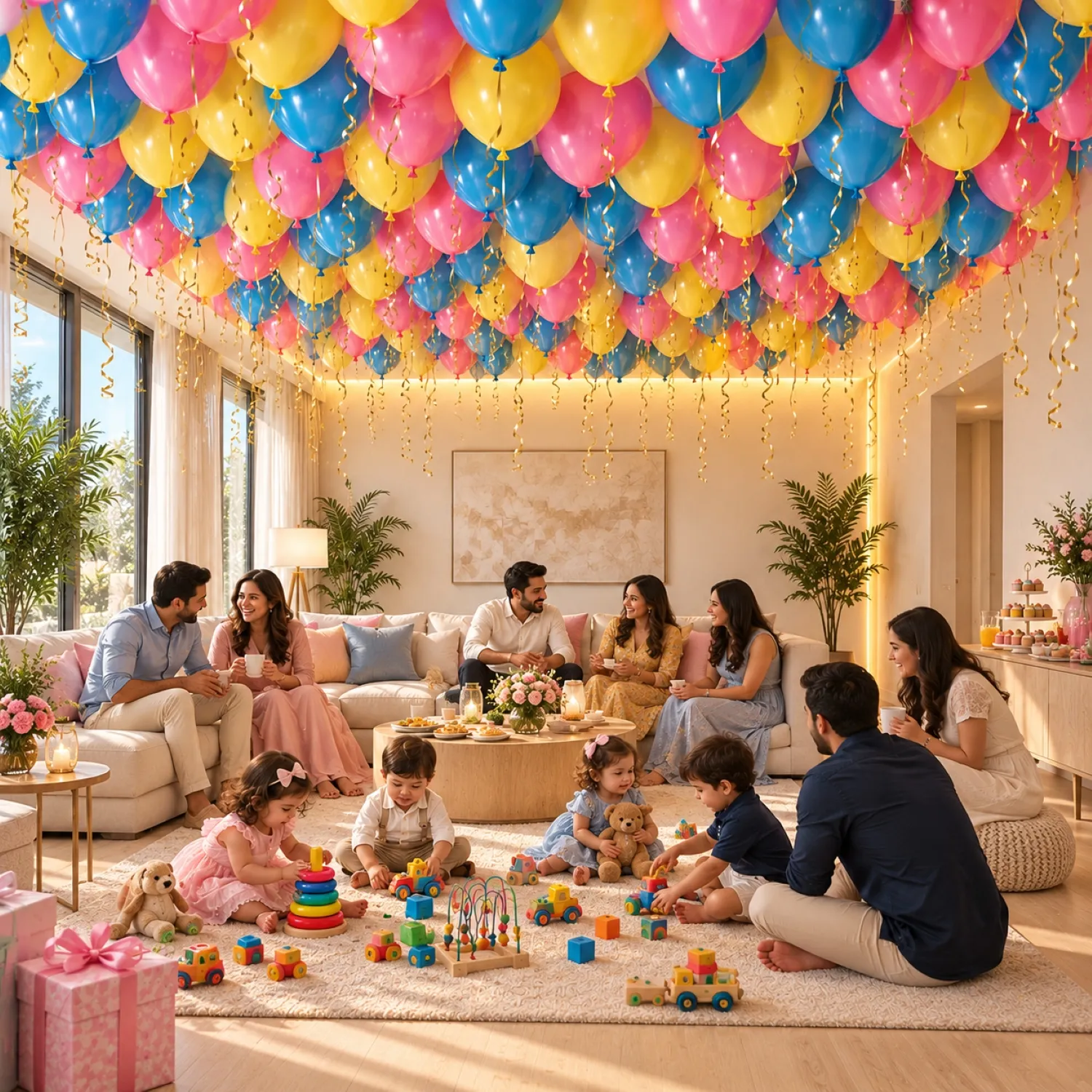 Balloons On The Ceiling