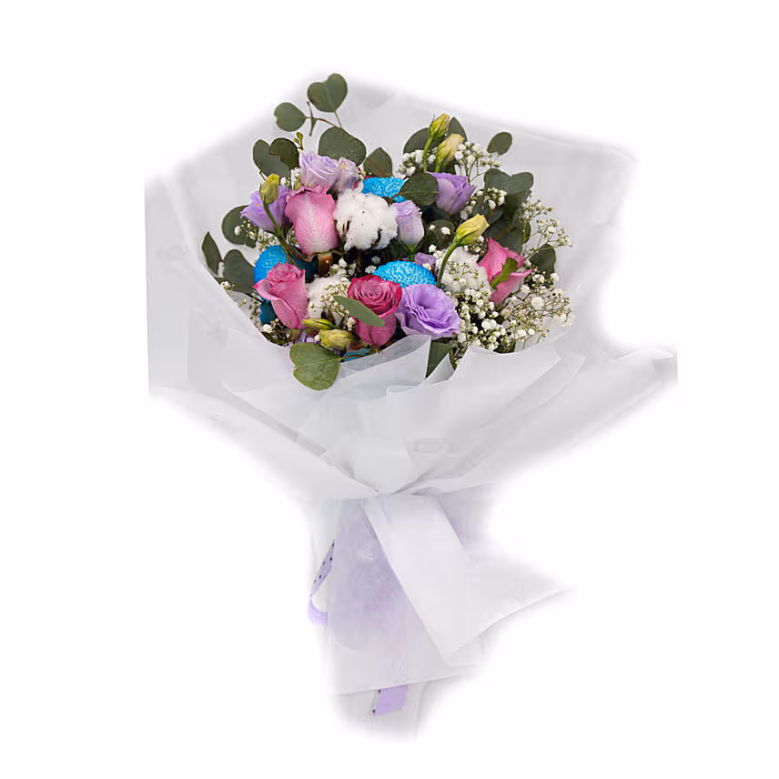 Decorous Mixed Flowers Bouquet