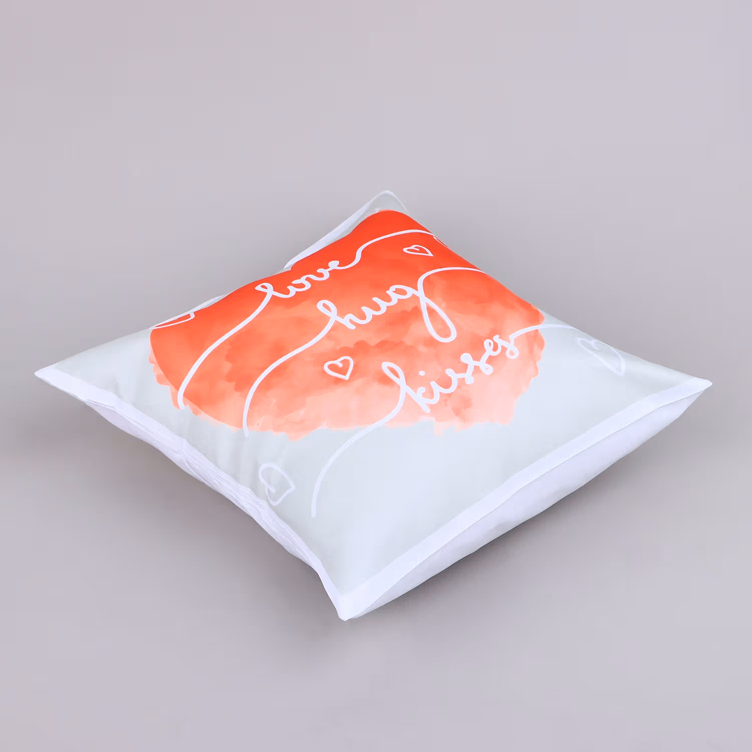 Romantic Love Hug Kisses Valentine Cushion – Perfect Gift for Your Loved One
