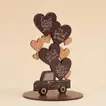 Engraved Heart Wooden Decor For Valentine