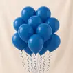Party-Ready Blue Helium Balloons | 12 Balloons
