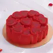 Sweetheart’s Red Velvet Heart-Shaped Delight