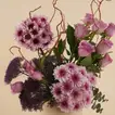 Luxury Purple Flowers in Modern Vase