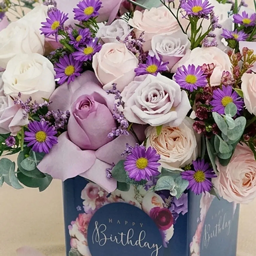 Birthday Roses Arrangement