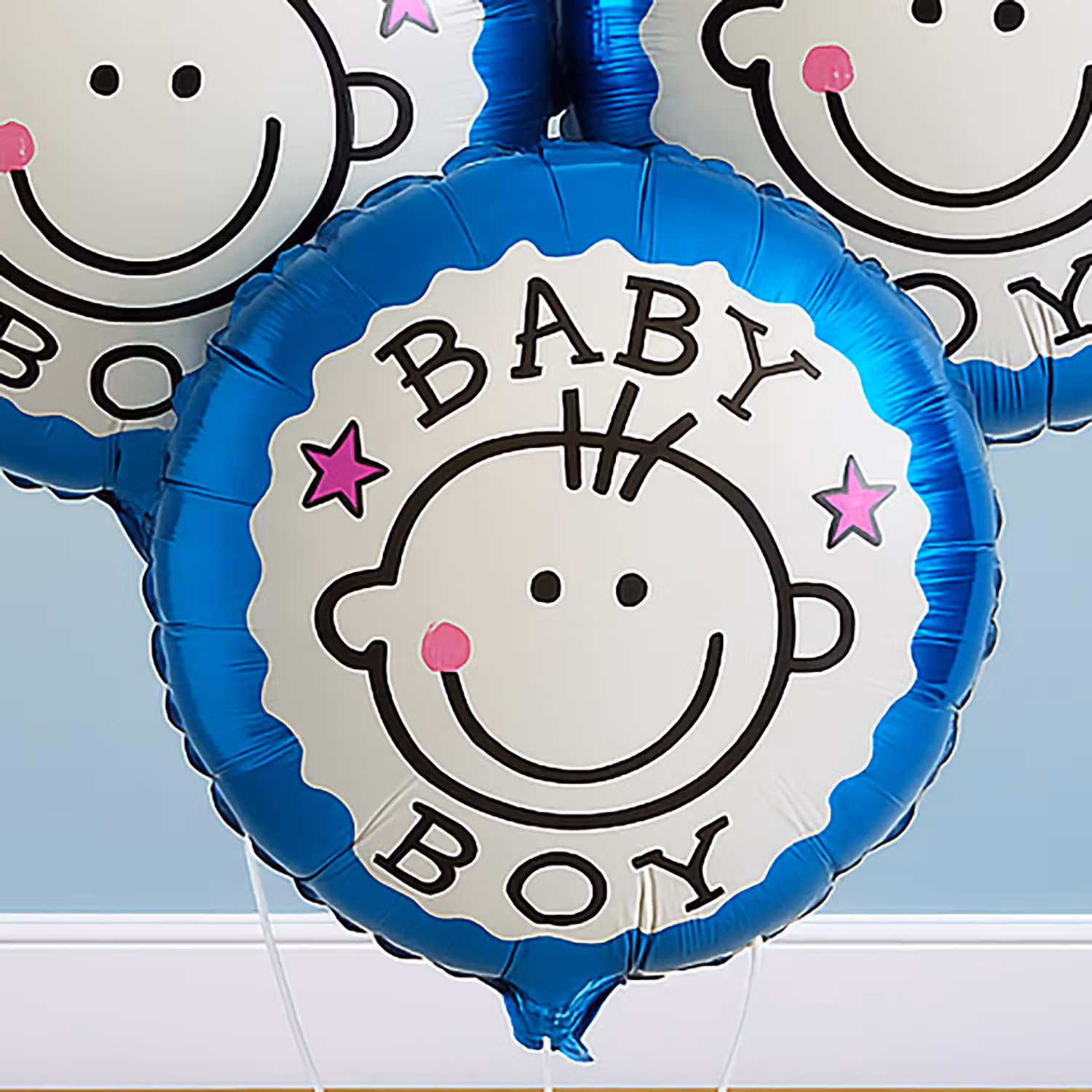 Adorable Baby Boy Foil Balloons - Perfect for Celebrations