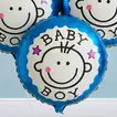 Adorable Baby Boy Foil Balloons - Perfect for Celebrations