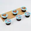 Superhero-Themed Chocolate Cupcakes - 'You're My Hero' Edition