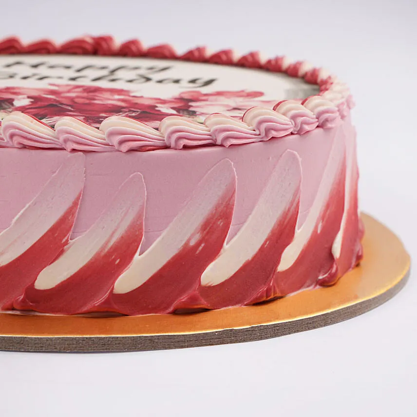 Gladiolus Delight Chocolate Half Kg Cake