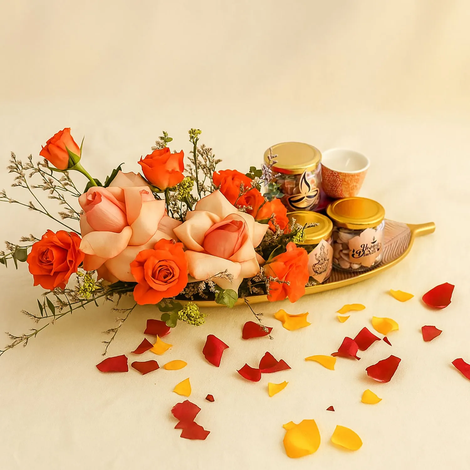 Diwali Joy Flowers n Nuts