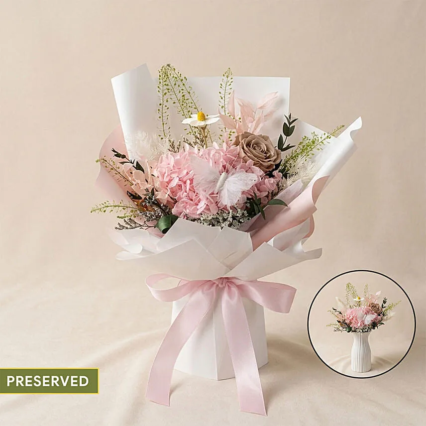Hydrangea & Rose Bouquet