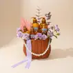 Lavender Bliss Argan Oil Spa Gift Basket with Hair Care Set