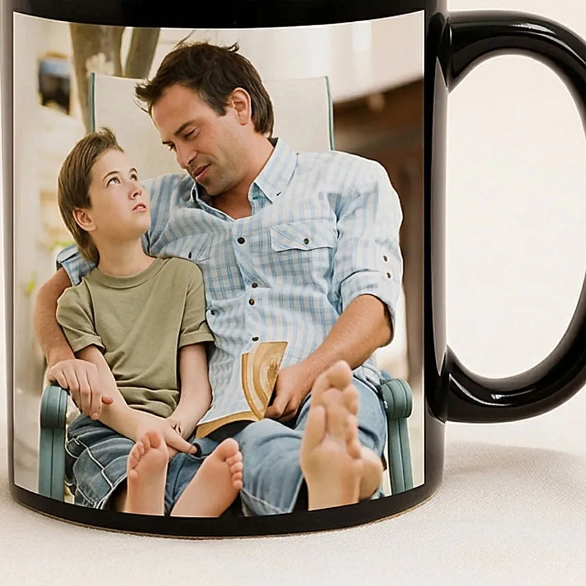 Personalized Black Coffee Mug