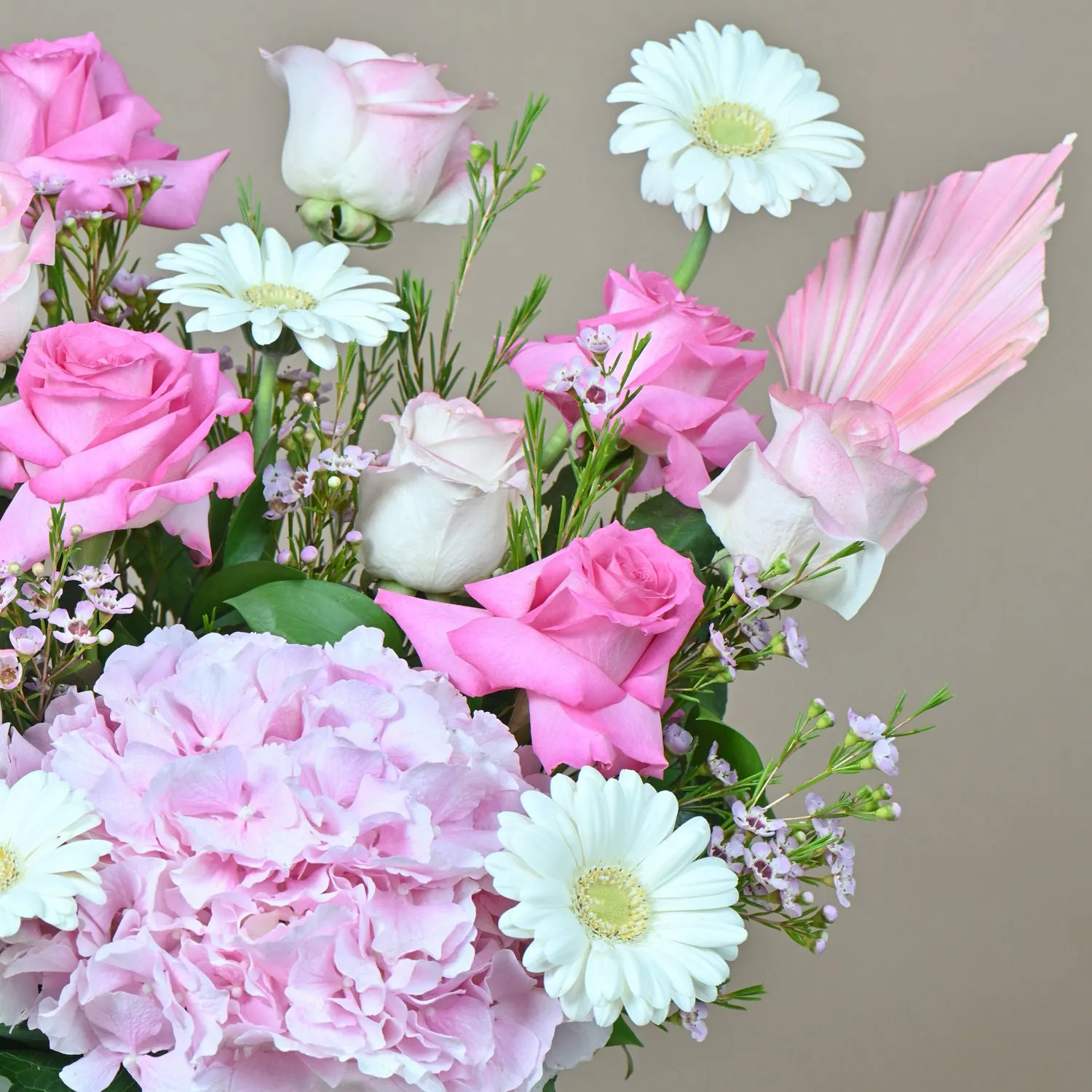 Exquisite Dazzling Flowers Arrangement in Elegant White Box