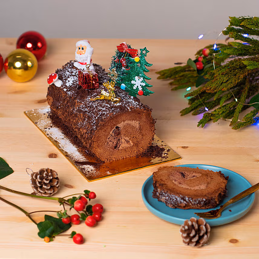 Xmas Chocolate Log Cake 500G