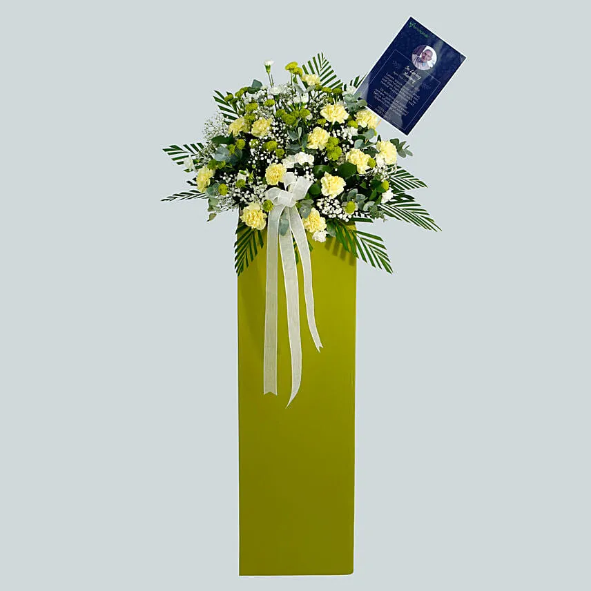 Heavy Hearted Condolence Mixed Flowers