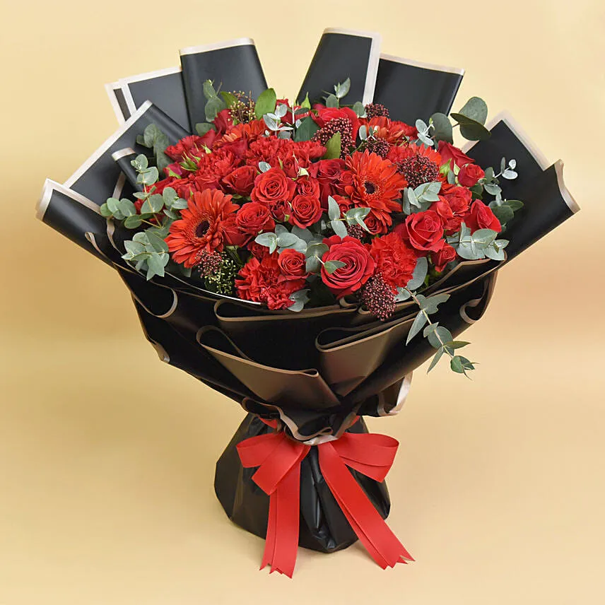 Joyful Red Bouquet