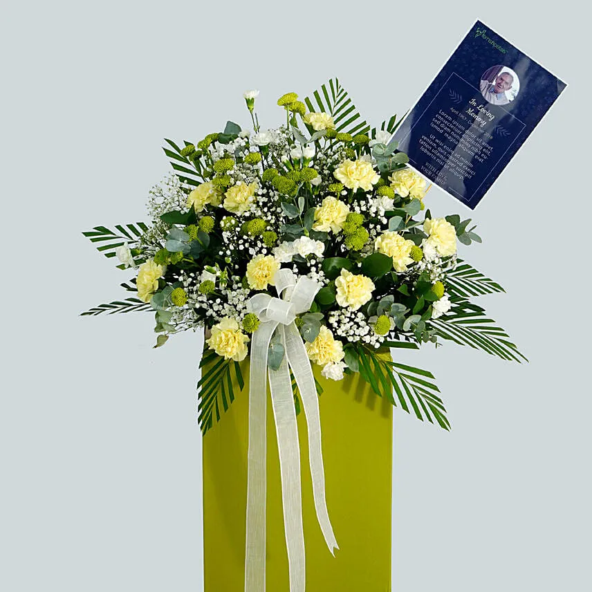 Heavy Hearted Condolence Mixed Flowers
