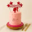 كيك للبنات تصميم باربي مخصص بالاسم - 1 كيلو / شوكولاته