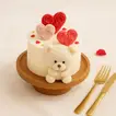 Cute Teddy Mono Cake