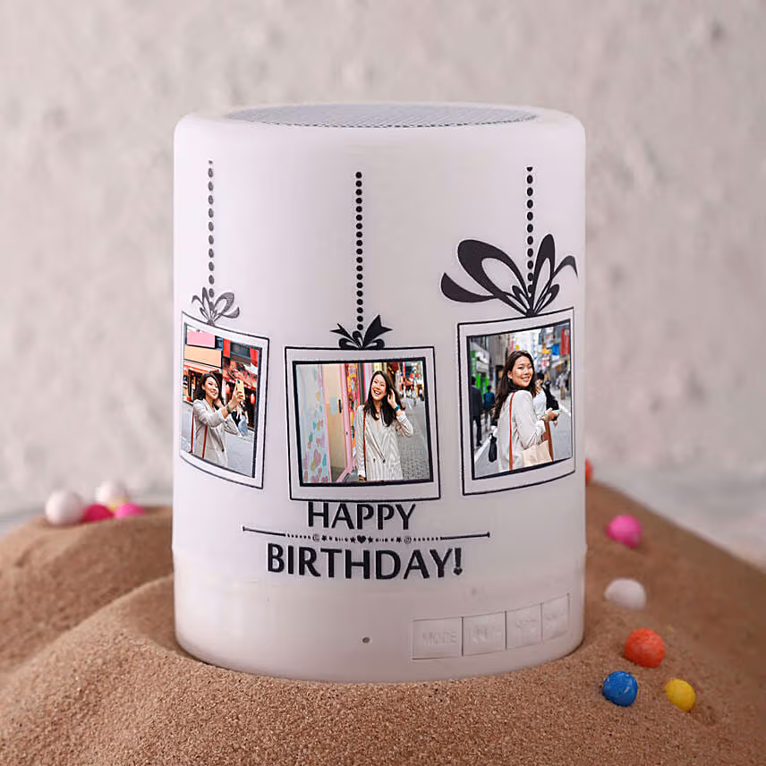 Personalised LED Birthday Speaker